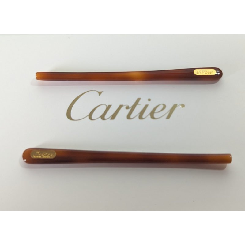 Manchons Cartier Ecaille et doré